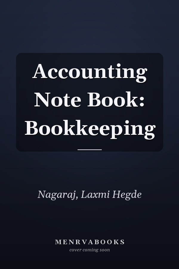 Accounting Note Book: Bookkeeping