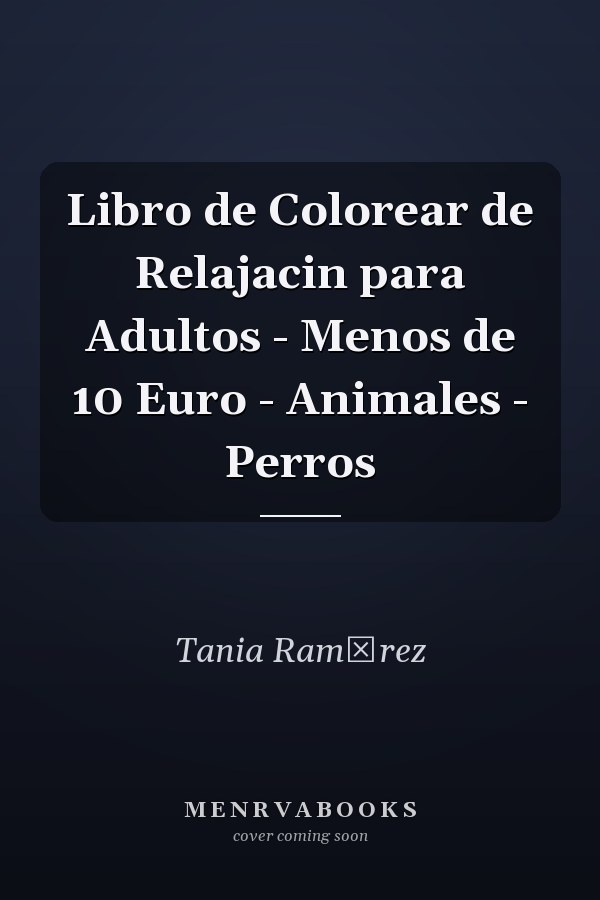 Libro de Colorear de Relajacin para Adultos - Menos de 10 Euro - Animales - Perros
