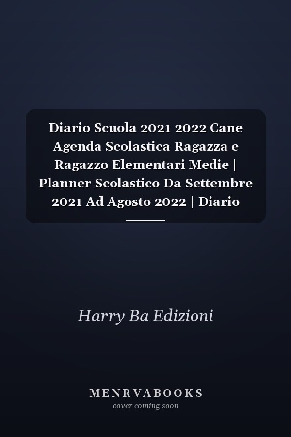 Diario Scuola 2021 2022 Cane Agenda Scolastica Ragazza e Ragazzo Elementari Medie | Planner Scolastico Da Settembre 2021 Ad Agosto 2022 | Diario Scolastico Giornaliero per Adolescenti | Calendario Scolastiche | 12. 7 X 20. 32 Cm | 206 Pagine