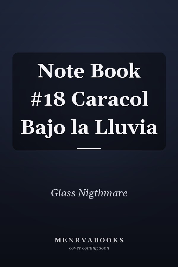 Note Book #18 Caracol Bajo la Lluvia