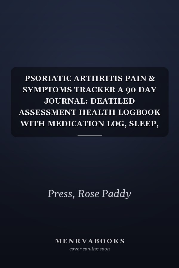 PSORIATIC ARTHRITIS PAIN & SYMPTOMS TRACKER A 90 DAY JOURNAL: DEATILED ASSESSMENT HEALTH LOGBOOK WITH MEDICATION LOG, SLEEP, MOOD, ACTIVITY LEVEL, DIET AND WATER INTAKE TRACKER