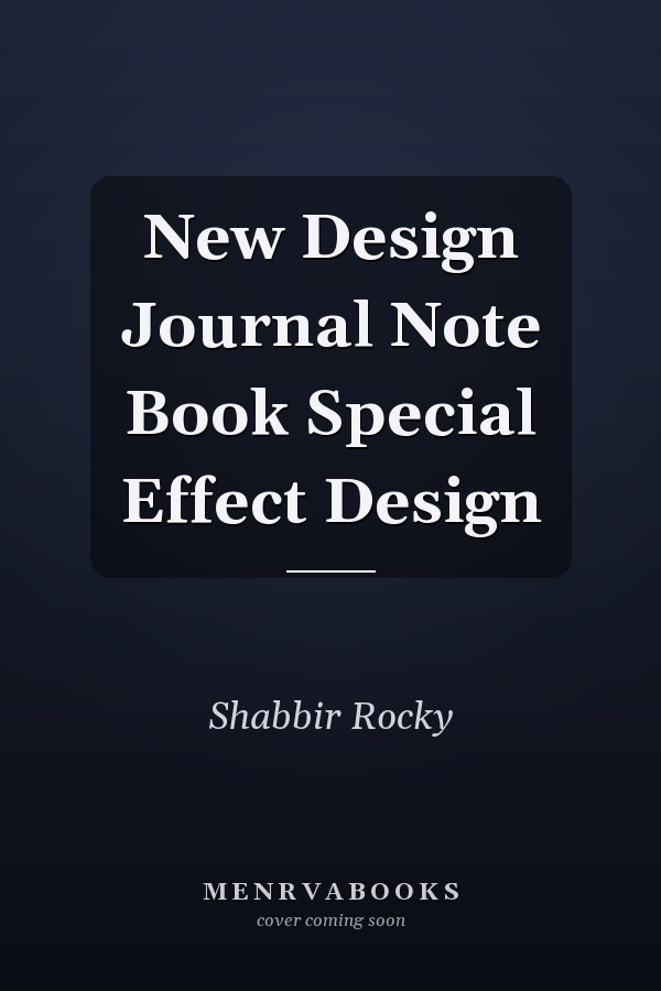 New Design Journal Note Book Special Effect Design