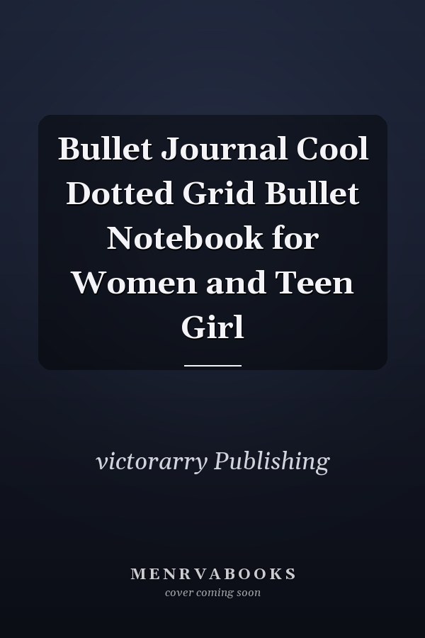 Bullet Journal Cool Dotted Grid Bullet Notebook for Women and Teen Girl