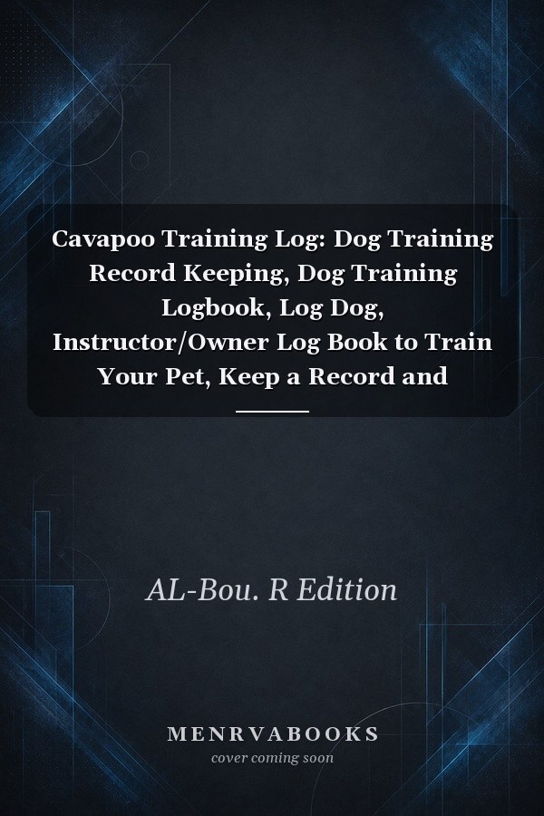 Cavapoo Training Log: Dog Training Record Keeping, Dog Training Logbook, Log Dog, Instructor/Owner Log Book to Train Your Pet, Keep a Record and Template Log Note, Size 6 X 9 Inches, 152 Pages