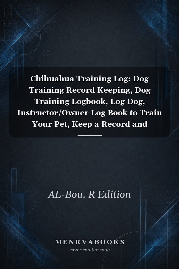Chihuahua Training Log: Dog Training Record Keeping, Dog Training Logbook, Log Dog, Instructor/Owner Log Book to Train Your Pet, Keep a Record and Template Log Note, Size 6 X 9 Inches, 152 Pages