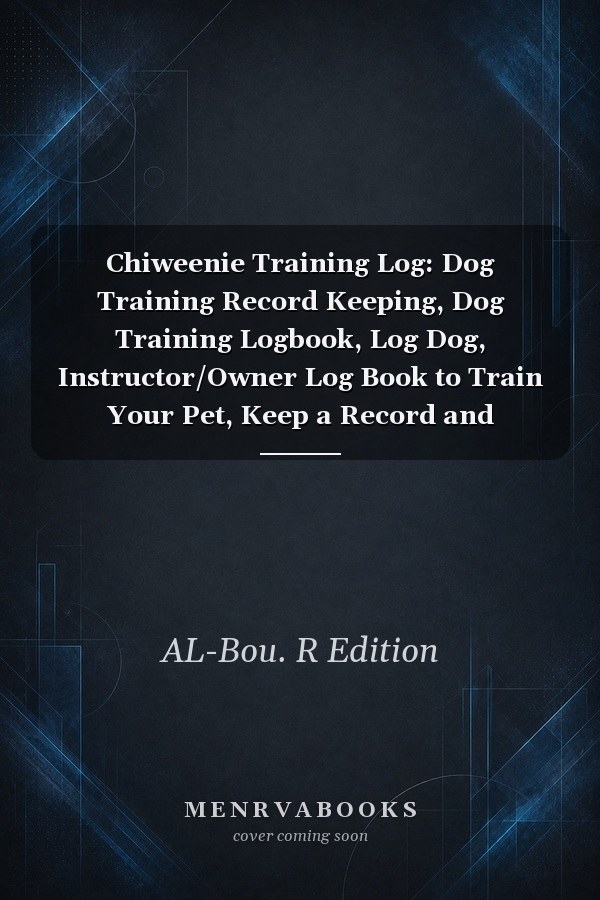 Chiweenie Training Log: Dog Training Record Keeping, Dog Training Logbook, Log Dog, Instructor/Owner Log Book to Train Your Pet, Keep a Record and Template Log Note, Size 6 X 9 Inches, 152 Pages