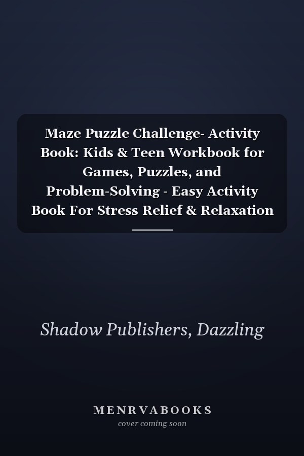 Maze Puzzle Challenge- Activity Book: Kids & Teen Workbook for Games, Puzzles, and Problem-Solving - Easy Activity Book For Stress Relief & Relaxation - Pink Flamingo Cactus Cover