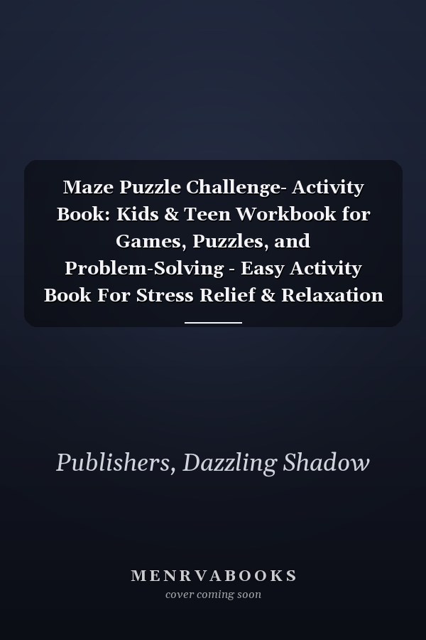 Maze Puzzle Challenge- Activity Book: Kids & Teen Workbook for Games, Puzzles, and Problem-Solving - Easy Activity Book For Stress Relief & Relaxation - Cute Kawai Bunny Nifty Background