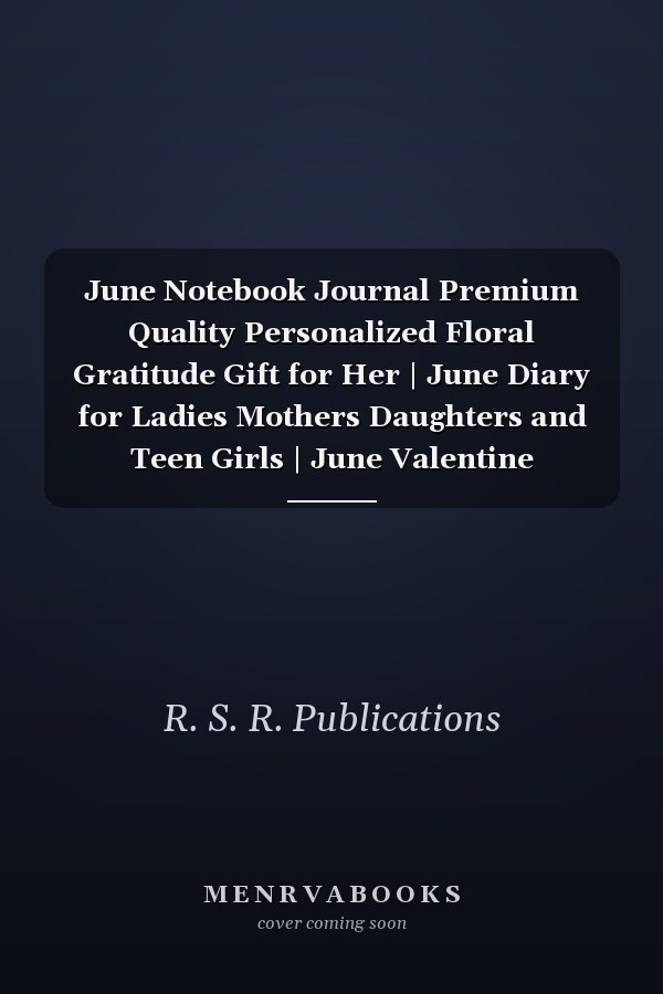 June Notebook Journal Premium Quality Personalized Floral Gratitude Gift for Her | June Diary for Ladies Mothers Daughters and Teen Girls | June Valentine Engagement Or Wedding Present | Back to School Notepad Mothers Day Or Personalised Gifts