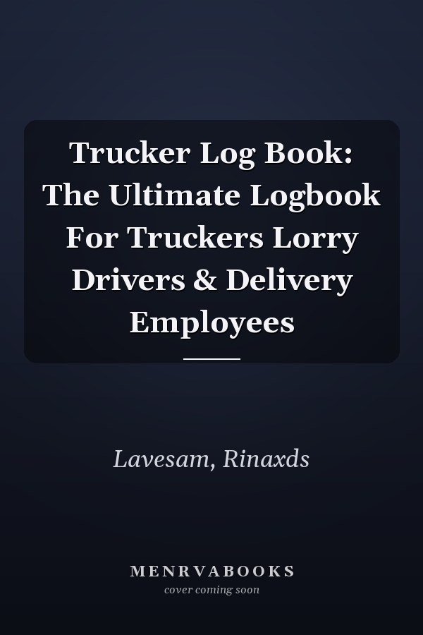 Trucker Log Book: The Ultimate Logbook For Truckers Lorry Drivers & Delivery Employees