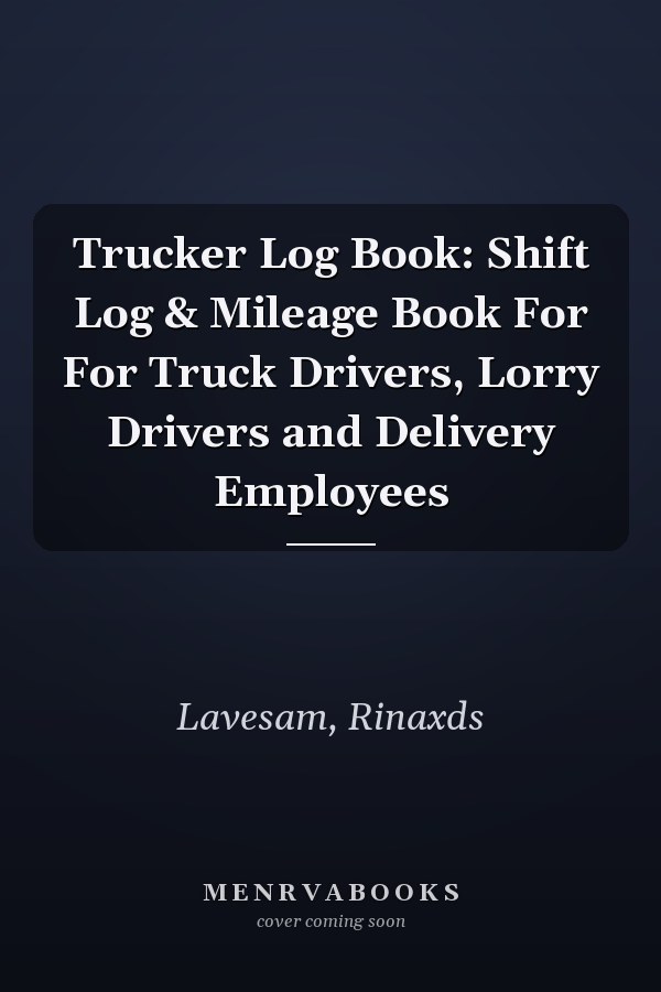 Trucker Log Book: Shift Log & Mileage Book For For Truck Drivers, Lorry Drivers and Delivery Employees