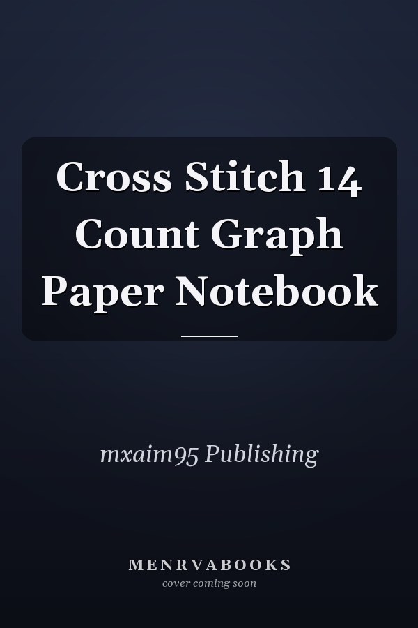 Cross Stitch 14 Count Graph Paper Notebook