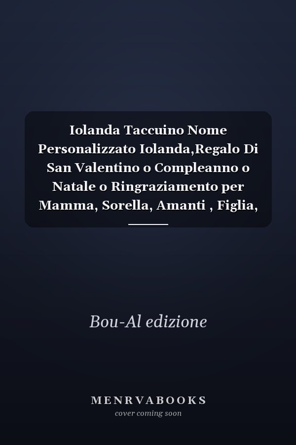Iolanda Taccuino Nome Personalizzato Iolanda,Regalo Di San Valentino o Compleanno o Natale o Ringraziamento per Mamma, Sorella, Amanti , Figlia, 112 Pagine a Righe, Formato 15. 24 X 22. 86 Cm