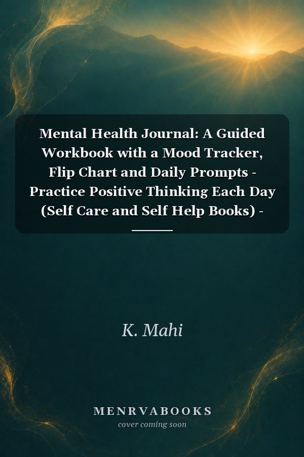 Mental Health Journal: A Guided Workbook with a Mood Tracker, Flip Chart and Daily Prompts - Practice Positive Thinking Each Day (Self Care and Self Help Books) - Floral Theme