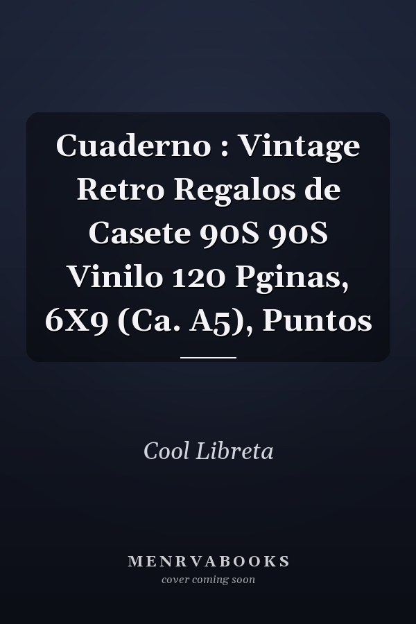 Cuaderno : Vintage Retro Regalos de Casete 90S 90S Vinilo 120 Pginas, 6X9 (Ca. A5), Puntos