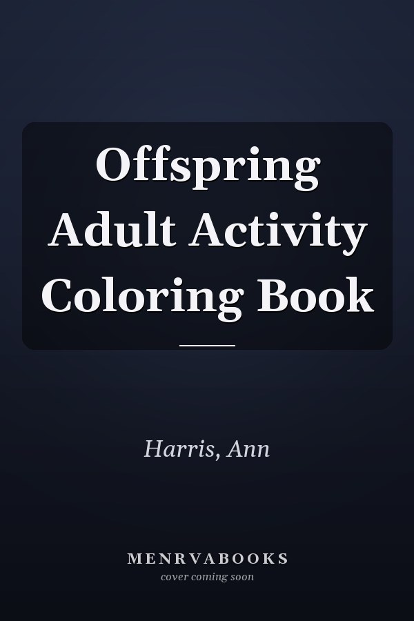 Offspring Adult Activity Coloring Book