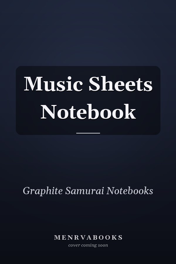Music Sheets Notebook