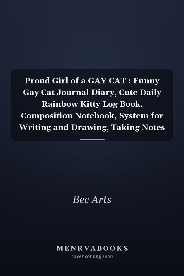 Proud Girl of a GAY CAT : Funny Gay Cat Journal Diary, Cute Daily Rainbow Kitty Log Book, Composition Notebook, System for Writing and Drawing, Taking Notes (110 Pages, Lined, 6 X 9)
