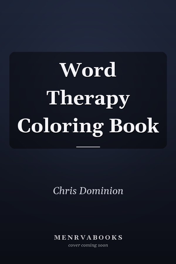 Word Therapy Coloring Book