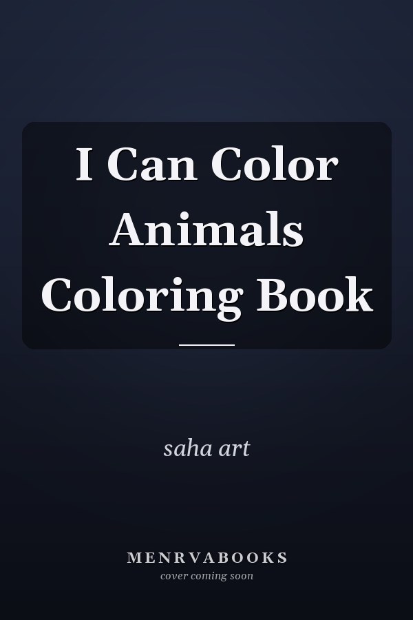 I Can Color Animals Coloring Book