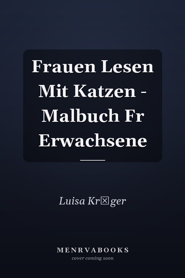 Frauen Lesen Mit Katzen - Malbuch Fr Erwachsene