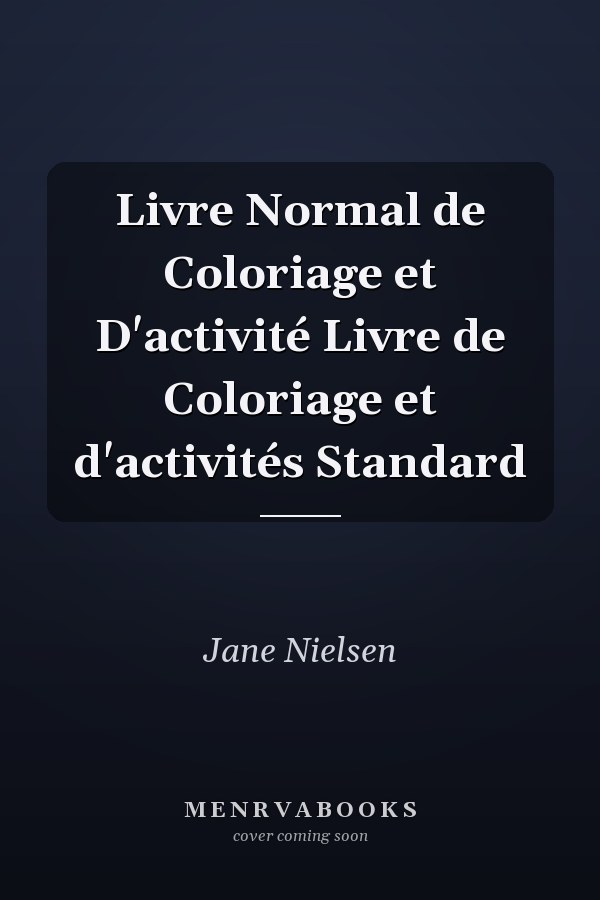 Livre Normal de Coloriage et D'activité Livre de Coloriage et d'activités Standard