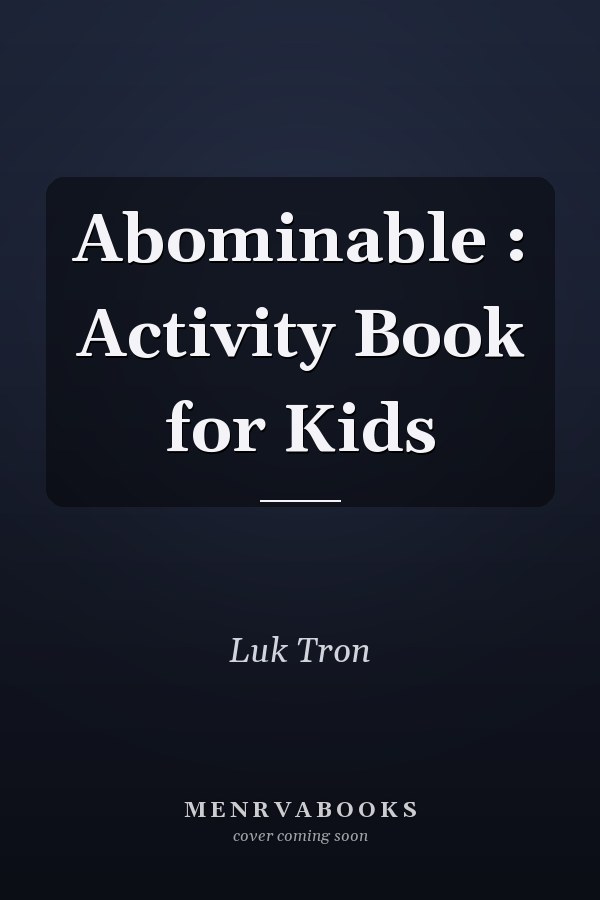 Abominable : Activity Book for Kids
