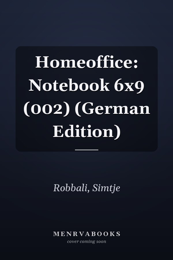 Homeoffice: Notebook 6x9 (002) (German Edition)