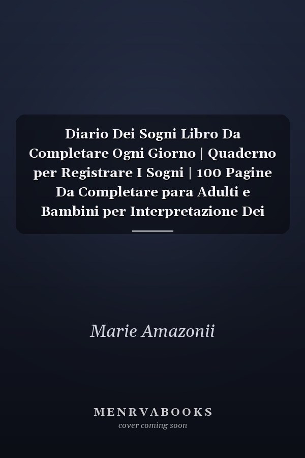 Diario Dei Sogni Libro Da Completare Ogni Giorno | Quaderno per Registrare I Sogni | 100 Pagine Da Completare para Adulti e Bambini per Interpretazione Dei Sogni | Taccuino Dei Sogni Carta Di Qualita Crema Formato 6 X 9 (15,24 X 22,86 Cm) |