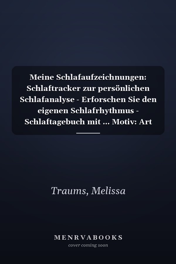 Meine Schlafaufzeichnungen: Schlaftracker zur persönlichen Schlafanalyse - Erforschen Sie den eigenen Schlafrhythmus - Schlaftagebuch mit ... Motiv: Art Deko, 6x9. (German Edition)