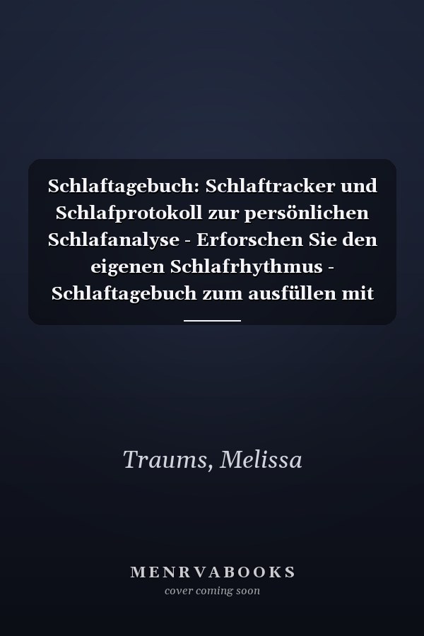 Schlaftagebuch: Schlaftracker und Schlafprotokoll zur persönlichen Schlafanalyse - Erforschen Sie den eigenen Schlafrhythmus - Schlaftagebuch zum ausfüllen mit Stresslevel, 6x9. (German Edition)