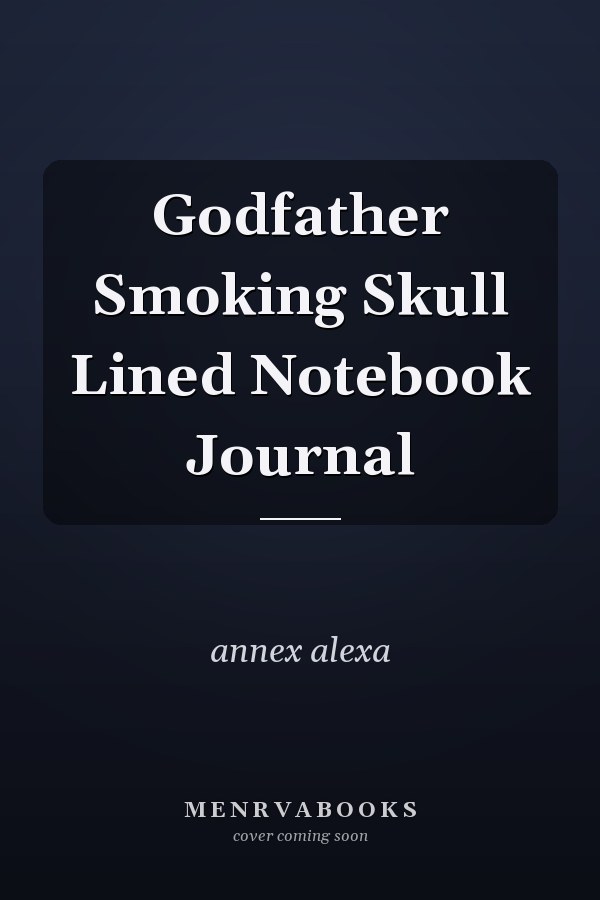 Godfather Smoking Skull Lined Notebook Journal