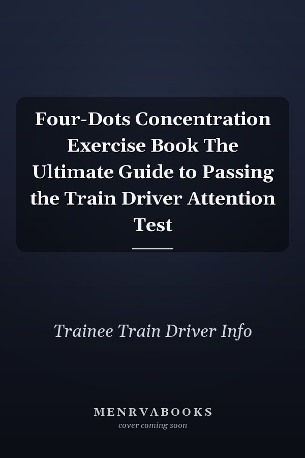 Four-Dots Concentration Exercise Book The Ultimate Guide to Passing the Train Driver Attention Test