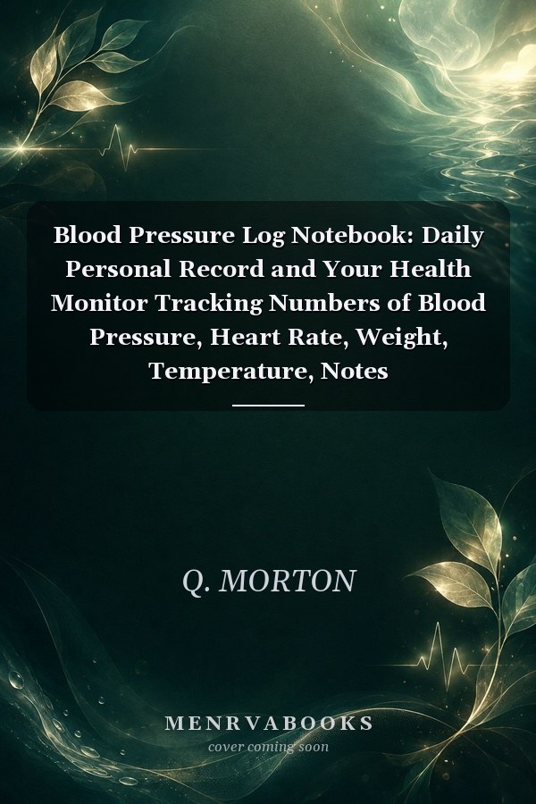 Blood Pressure Log Notebook: Daily Personal Record and Your Health Monitor Tracking Numbers of Blood Pressure, Heart Rate, Weight, Temperature, Notes