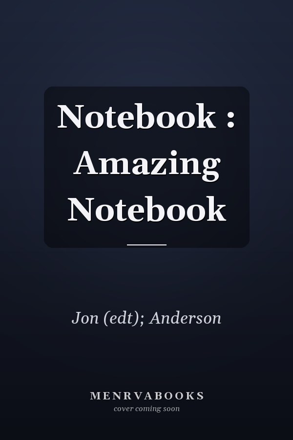 Notebook : Amazing Notebook