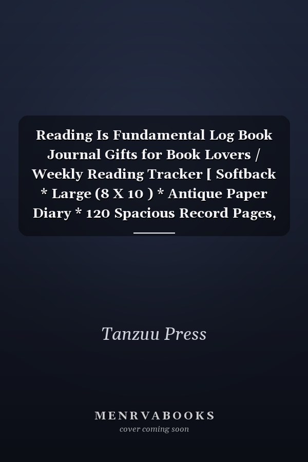 Reading Is Fundamental Log Book Journal Gifts for Book Lovers / Weekly Reading Tracker [ Softback * Large (8 X 10 ) * Antique Paper Diary * 120 Spacious Record Pages, Track Books and Chart Progress (Reading Logs and Journals) - Black Rainbow Cover