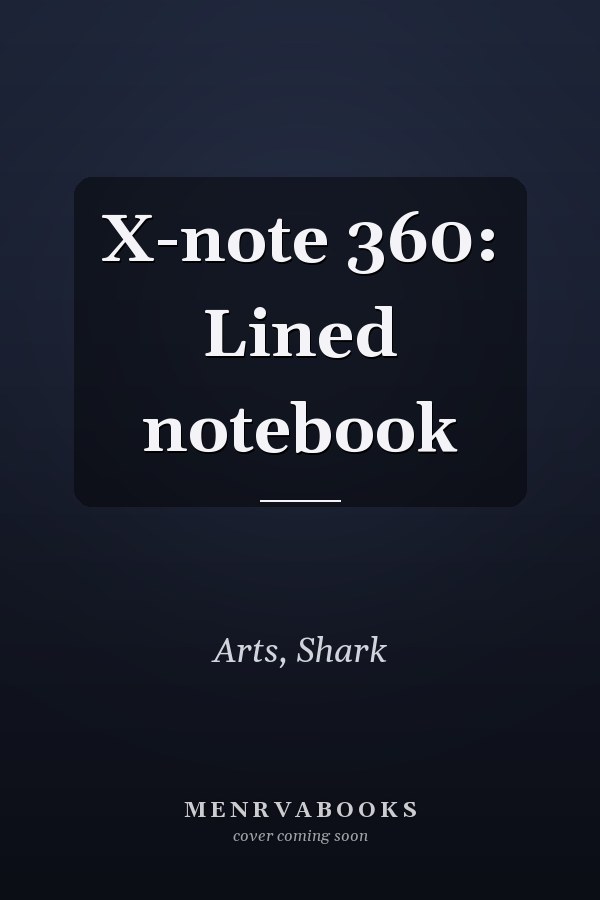 X-note 360: Lined notebook