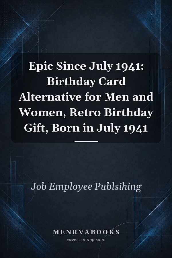 Epic Since July 1941: Birthday Card Alternative for Men and Women, Retro Birthday Gift, Born in July 1941