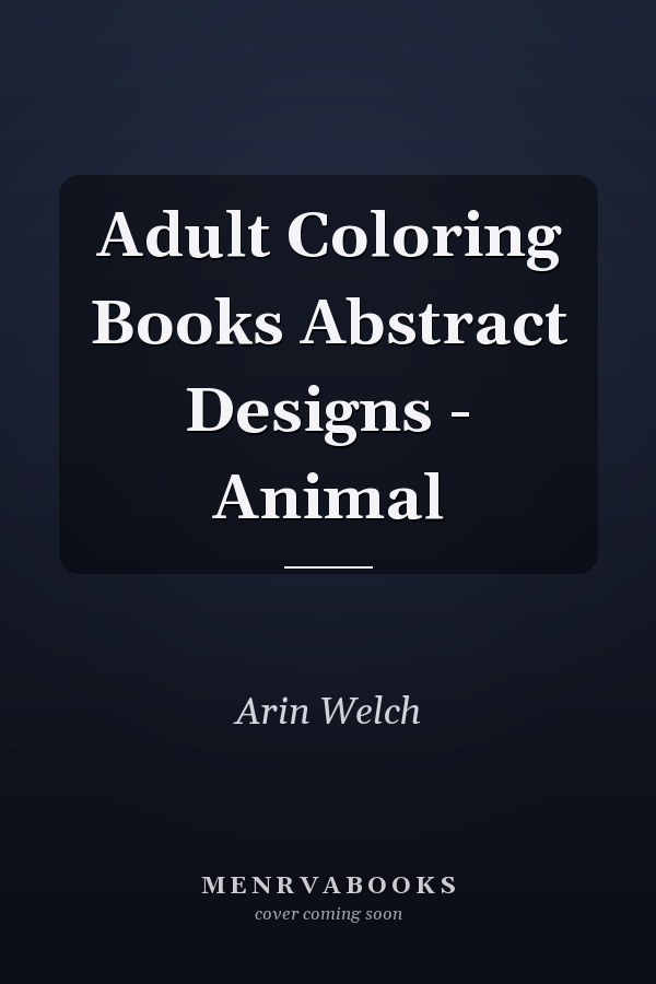 Adult Coloring Books Abstract Designs - Animal