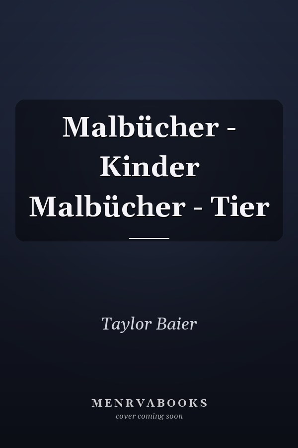 Malbücher - Kinder Malbücher - Tier
