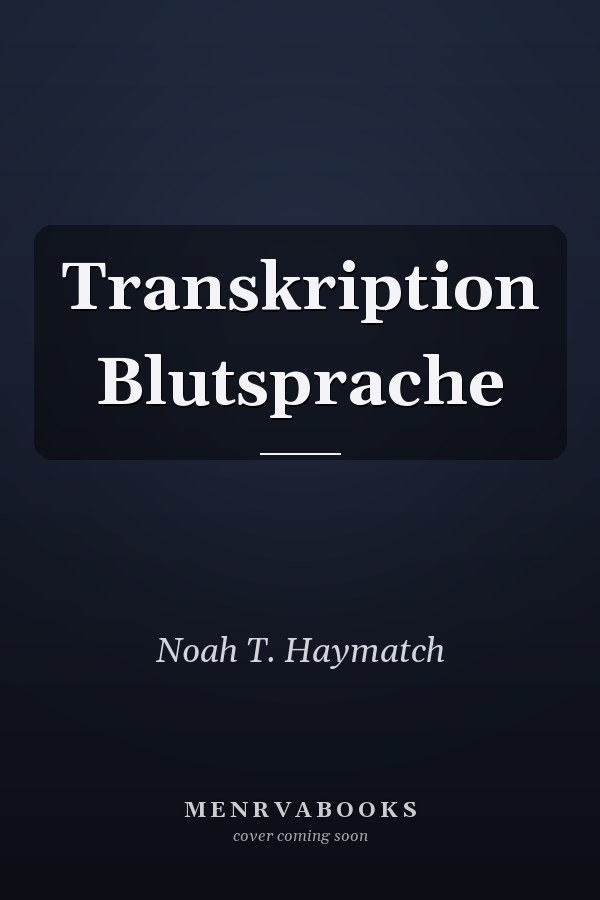 Transkription Blutsprache