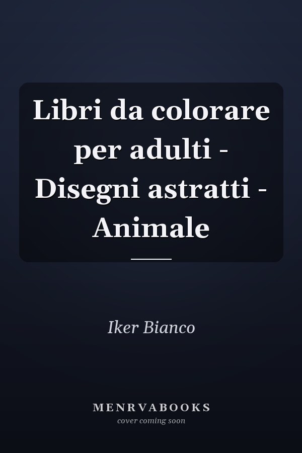 Libri da colorare per adulti - Disegni astratti - Animale