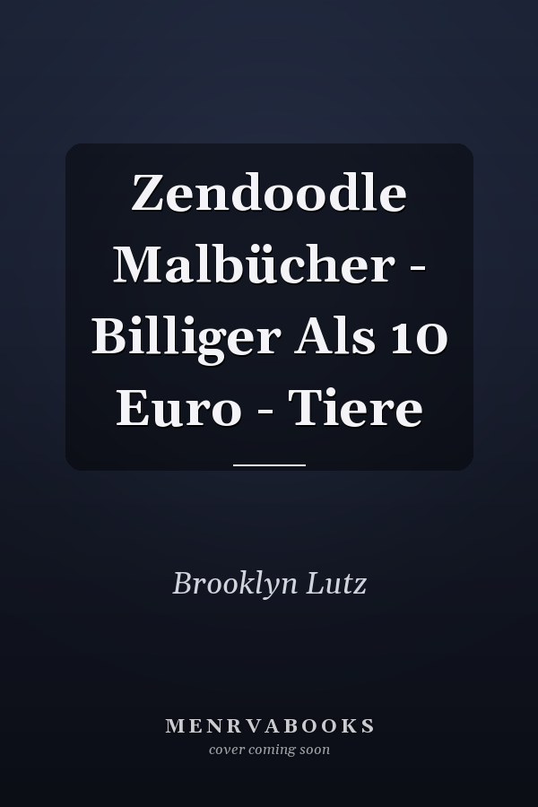 Zendoodle Malbücher - Billiger Als 10 Euro - Tiere