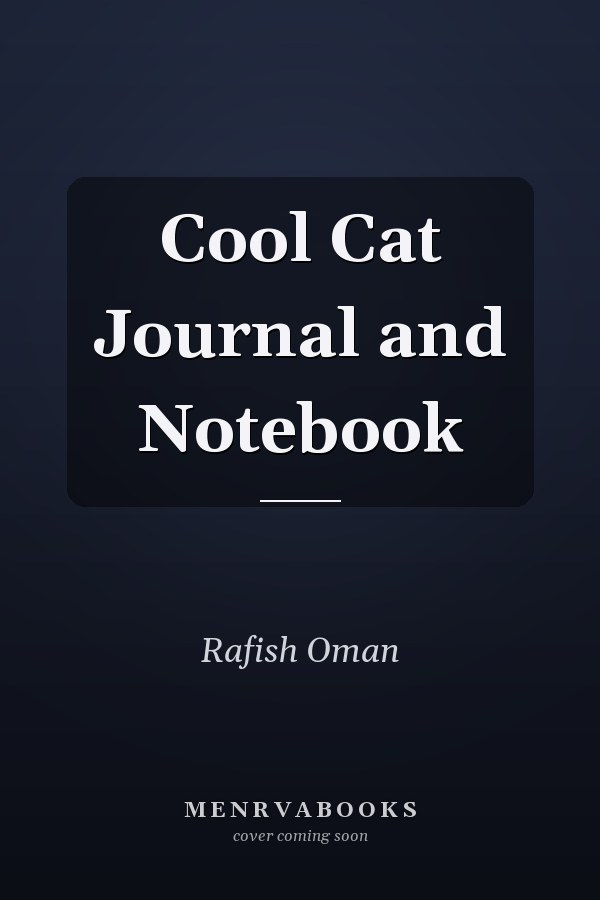 Cool Cat Journal and Notebook