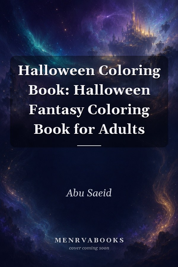 Halloween Coloring Book: Halloween Fantasy Coloring Book for Adults