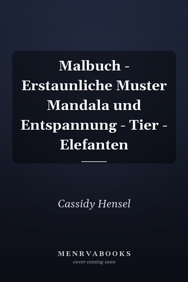 Malbuch - Erstaunliche Muster Mandala und Entspannung - Tier - Elefanten