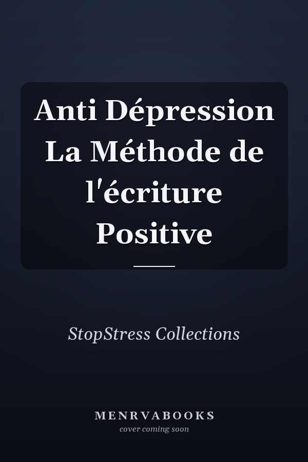 Anti Dépression La Méthode de l'écriture Positive