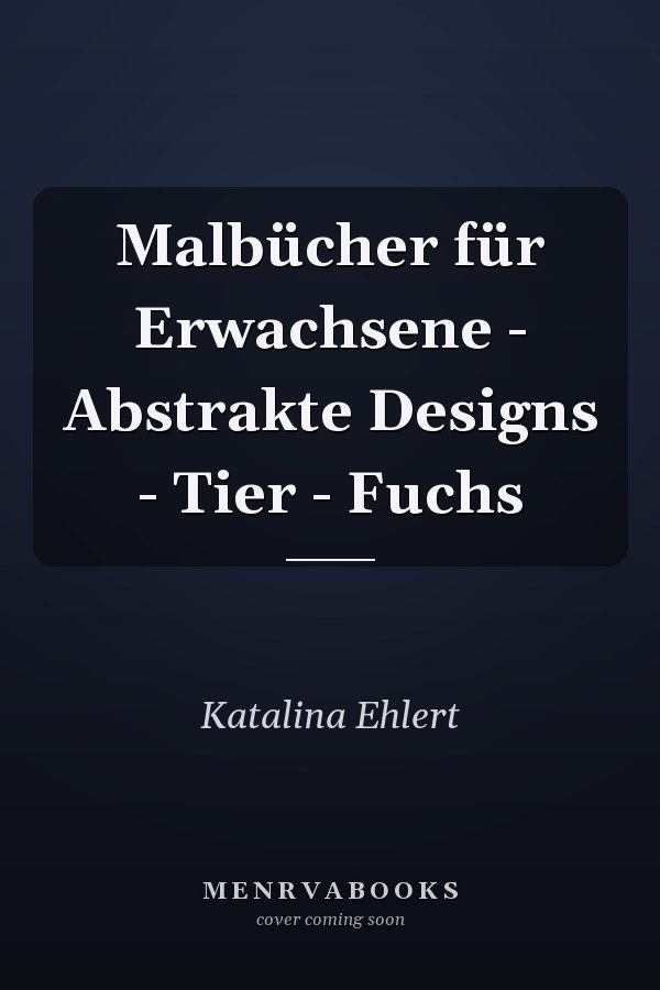 Malbücher für Erwachsene - Abstrakte Designs - Tier - Fuchs