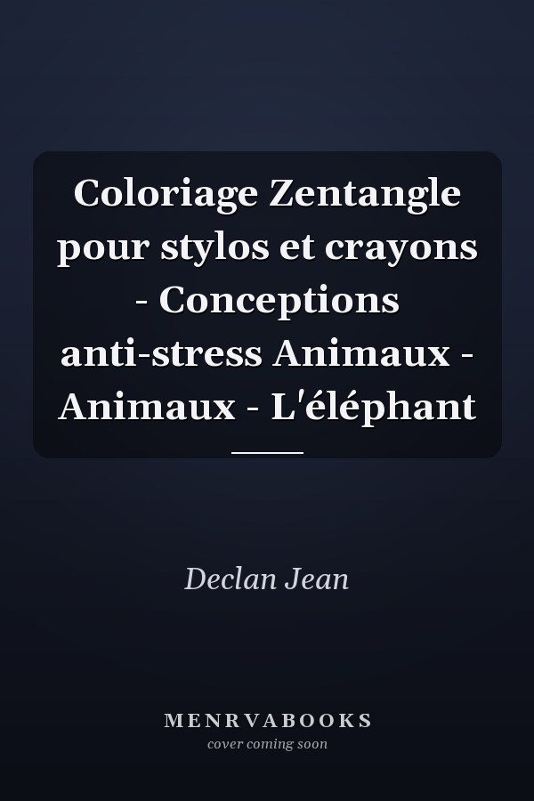 Coloriage Zentangle pour stylos et crayons - Conceptions anti-stress Animaux - Animaux - L'éléphant