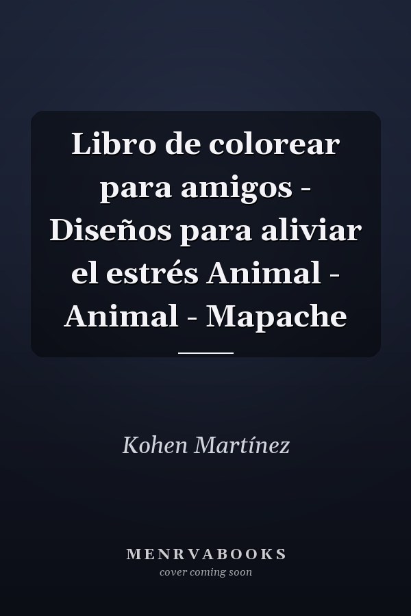 Libro de colorear para amigos - Diseños para aliviar el estrés Animal - Animal - Mapache